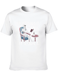 Quiet Skeleton Reading T-Shirt