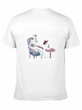 Quiet Skeleton Reading T-Shirt