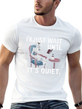 Quiet Skeleton Reading T-Shirt