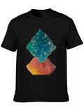 Abstract Geometric Print T-Shirt