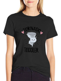 Tornado Toddler Graphic Tee - Black