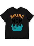 Hiking Mom Graphic T-Shirt - Outdoor Adventure Tee