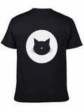Cool Cat Graphic Tee - Black