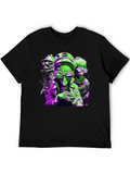Retro Alien Crew Black T-Shirt