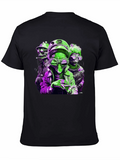Retro Alien Crew Black T-Shirt