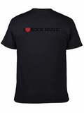 I Love Rock Music Graphic T-Shirt