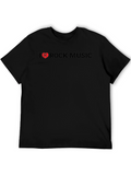 I Love Rock Music Graphic T-Shirt