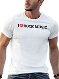 I Love Rock Music Graphic T-Shirt