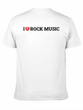 I Love Rock Music Graphic T-Shirt