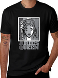 Aries Queen Graphic Tee - Zodiac Pride