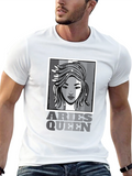 Aries Queen Graphic Tee - Zodiac Pride