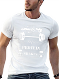 Faith Weights Protein Shakes Black T-Shirt