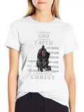 A Child Of God A Of Faith A Warrior Of Christ Classic Cotton Tee – Unisex Comfort For Any Season