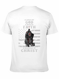 A Child Of God A Of Faith A Warrior Of Christ Classic Cotton Tee – Unisex Comfort For Any Season