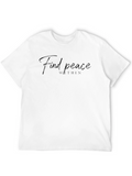 Find Peace Within Black Graphic Tee