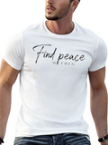 Find Peace Within Black Graphic Tee