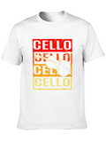 Cello Instrument Graphic Tee - Music Lover T-Shirt