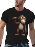 Monkeying Around: Fun Graphic Tee