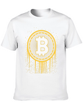 Bitcoin Crypto T-Shirt - Black & Gold BTC Tee