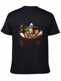 Ramen Bowl Japan Black T-Shirt