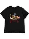 Ramen Bowl Japan Black T-Shirt