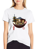 Ramen Bowl Japan Black T-Shirt