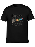 Discipline Bridge Black Graphic T-Shirt