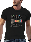 Discipline Bridge Black Graphic T-Shirt