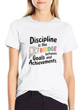 Discipline Bridge Black Graphic T-Shirt