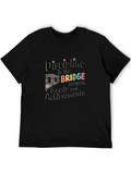 Discipline Bridge Black Graphic T-Shirt
