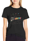 Discipline Bridge Black Graphic T-Shirt