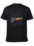 Discipline Bridge Black Graphic T-Shirt