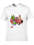 Merry Christmas Dog Truck T-Shirt