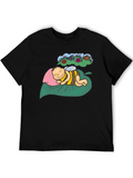 Dreaming Bee Graphic Tee - Black