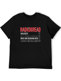 Radiobread Doughing Pun Black T-Shirt