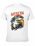 Merica Eagle T-Shirt Patriotic American Flag