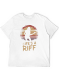 Lifes A Riff Guitar Player Tee