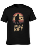 Lifes A Riff Guitar Player Tee