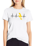 Electric Heartbeat Graphic Tee