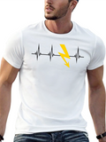 Electric Heartbeat Graphic Tee