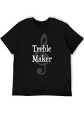 Treble Maker Black Graphic Tee