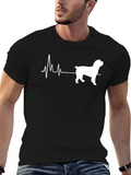Rottweiler Heartbeat T-Shirt - Dog Lover Tee