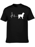 Rottweiler Heartbeat T-Shirt - Dog Lover Tee