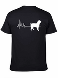 Rottweiler Heartbeat T-Shirt - Dog Lover Tee