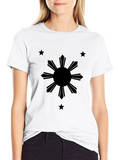 Philippine Flag Sun & Stars Graphic T-Shirt