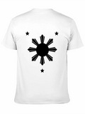 Philippine Flag Sun & Stars Graphic T-Shirt