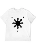 Philippine Flag Sun & Stars Graphic T-Shirt