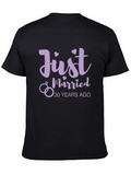 Just Married 30 Years Ago Anniversary T-Shirt