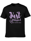 Just Married 30 Years Ago Anniversary T-Shirt