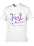Just Married 30 Years Ago Anniversary T-Shirt